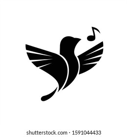 Bird Logo abstract design vector template. Flying Bird logotype concept icon.