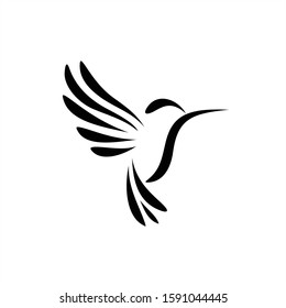 Bird Logo abstract design vector template. Flying Bird logotype concept icon.