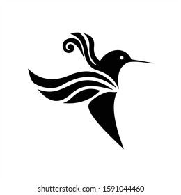 Bird Logo abstract design vector template. Flying Bird logotype concept icon.