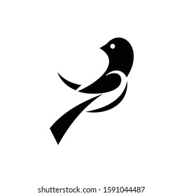 Bird Logo abstract design vector template. Flying Bird logotype concept icon.