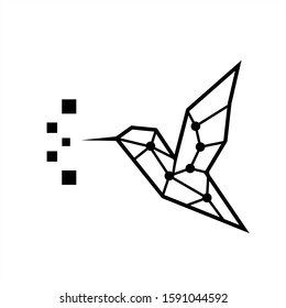 Bird Logo abstract design vector template. Flying Bird logotype concept icon.