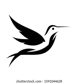 Bird Logo abstract design vector template. Flying Bird logotype concept icon.