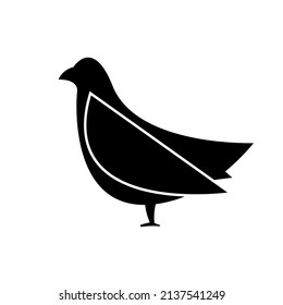 Bird Logo abstract design vector template. Flying Bird logotype concept icon.