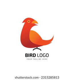 Bird Logo abstract design vector icon