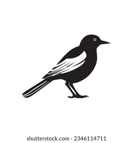 Plantilla de vector de diseño abstracto con logotipo de aves