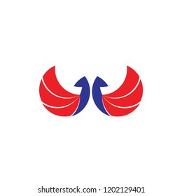 Bird logo, Air ways logo design