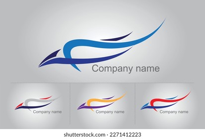 bird logo for airlines company or Bird care