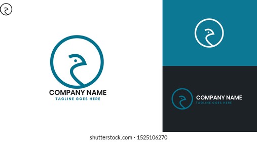 Bird logo - All elements on this template are editable with vector software, suitable for Bird Business / Industry.