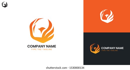 Bird logo - All elements on this template are editable with vector software, suitable for Bird Business / Industry.