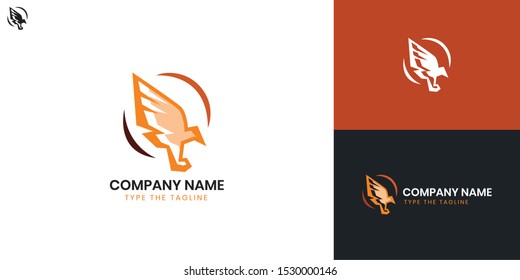 Bird logo - All elements on this template are editable with vector software, suitable for Bird Business / Industry.