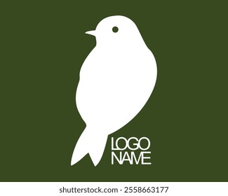 Bird logo. Animal shillouette. Sign