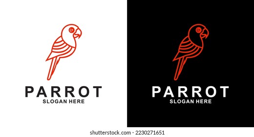 BIRD LOGO BACKGROUND BLACK AND WHITE VECTOR