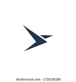 
bird logo becomes the letter s vector