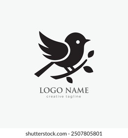 Bird logo, birds, bird vector, bird silhouette logo fully editable vector template