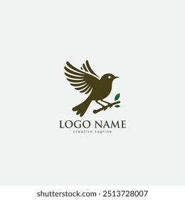 Bird logo, birds, bird vector, bird silhouette logo fully editable vector template