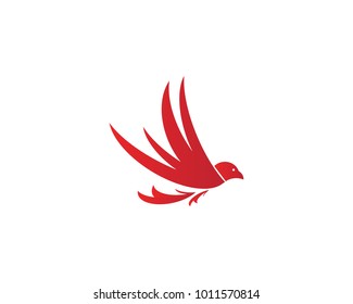 bird logo business template vector icon