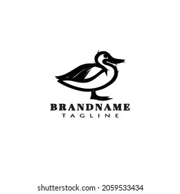 bird logo cartoon icon design template creative modern isolated vector illustration