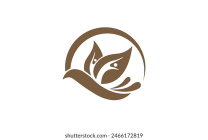 bird logo circle modern bird logo design