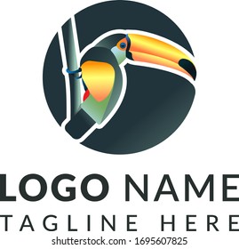 Bird Logo -  Colorful Bird Abstract Logo design vector template. Flying Dove Logotype concept icon.
