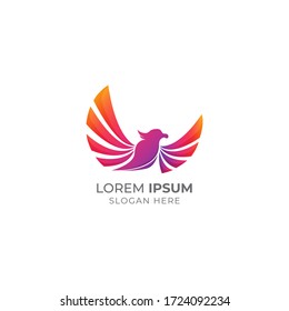 Bird Logo Colorful Design Vector Template Stock Vector (Royalty Free ...