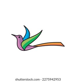  Bird Logo Colorfull Design Illustration