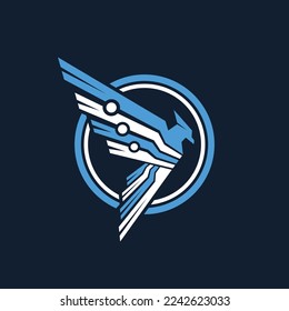 Logo de Bird con el concepto de ciberseguridad