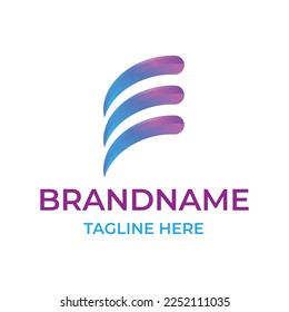 Bird logo design with an abstract theme