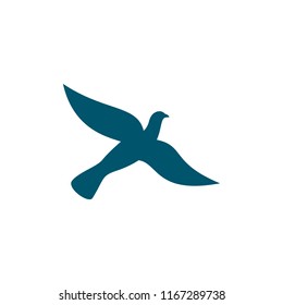 Bird logo design concept. Bird icon silhouette