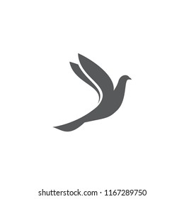 Bird logo design concept. Bird icon silhouette