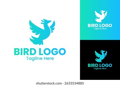 Vogel-Logo-Design Elegantes Vogel-Logo für Natur-Branding