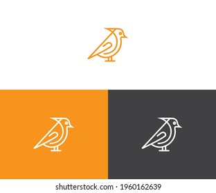 formato eps de diseño de logotipo de pájaro