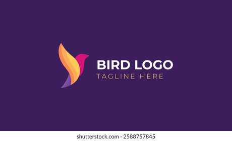 Bird logo design, Flying Bird logo design 