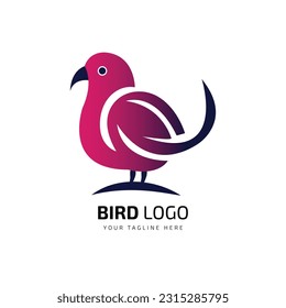 bird logo design logo gradient colorful