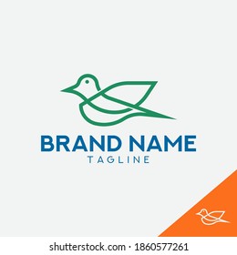 bird logo design, humming bird logo, travel logo 