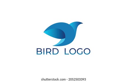 Bird logo design or icon or app. creative flying bird logo design