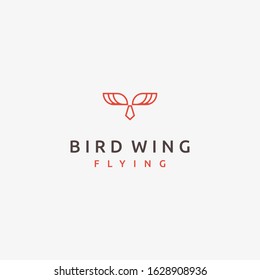bird logo design icon but look like human face and close eyes
