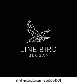 Plantilla de icono de diseño de logotipo de aves