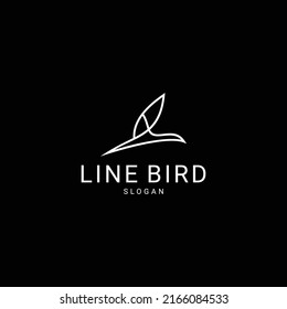 Plantilla de icono de diseño de logotipo de aves
