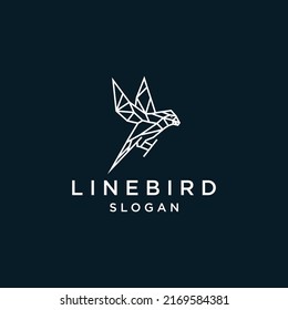 Bird logo design icon template