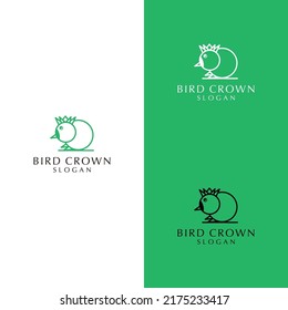 Bird logo design icon template