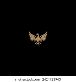 Plantilla de icono de diseño de logotipo de pájaro