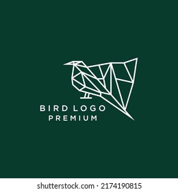 Bird logo design icon vector