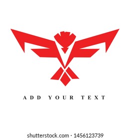 Bird logo design & illustration vector art