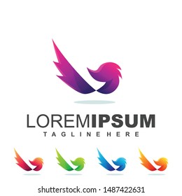 Bird Logo Design Illustration Vector