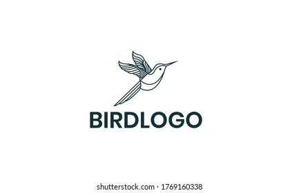 Bird Logo design , Illustration Vector Bird with gradient style can for logo traveling , or animal logo EPS 10