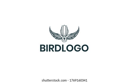 Bird Logo design , Illustration Vector Bird with gradient style can for logo traveling , or animal logo EPS 10