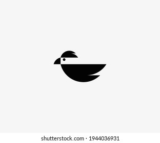 bird logo design illustration vector