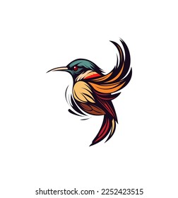 bird logo design illustration vector