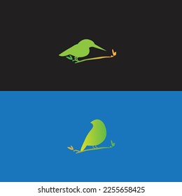 Bird logo design image icon template 