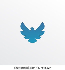 Bird logo design. Modern and minimalistic - Isolated Vector Illustration